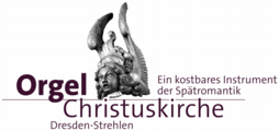Emblem Orgel-Christuskirche mit Engelkopf